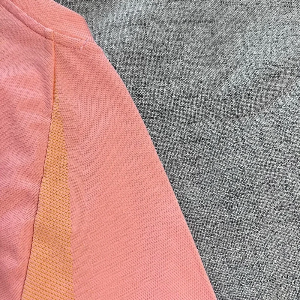 Adidas Shirt Men XL Pink Aeroready Knit Athletic